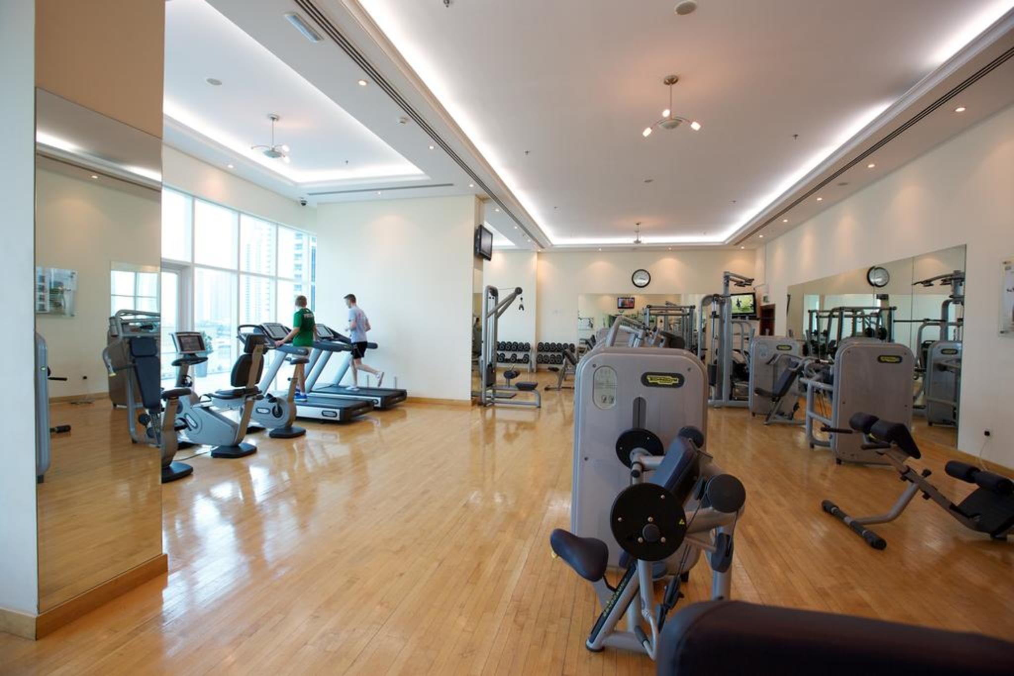 타마니 마리나 호텔 앤드 아파트먼트 두바이 외부 사진 The gym at the Park Hyatt Dubai
