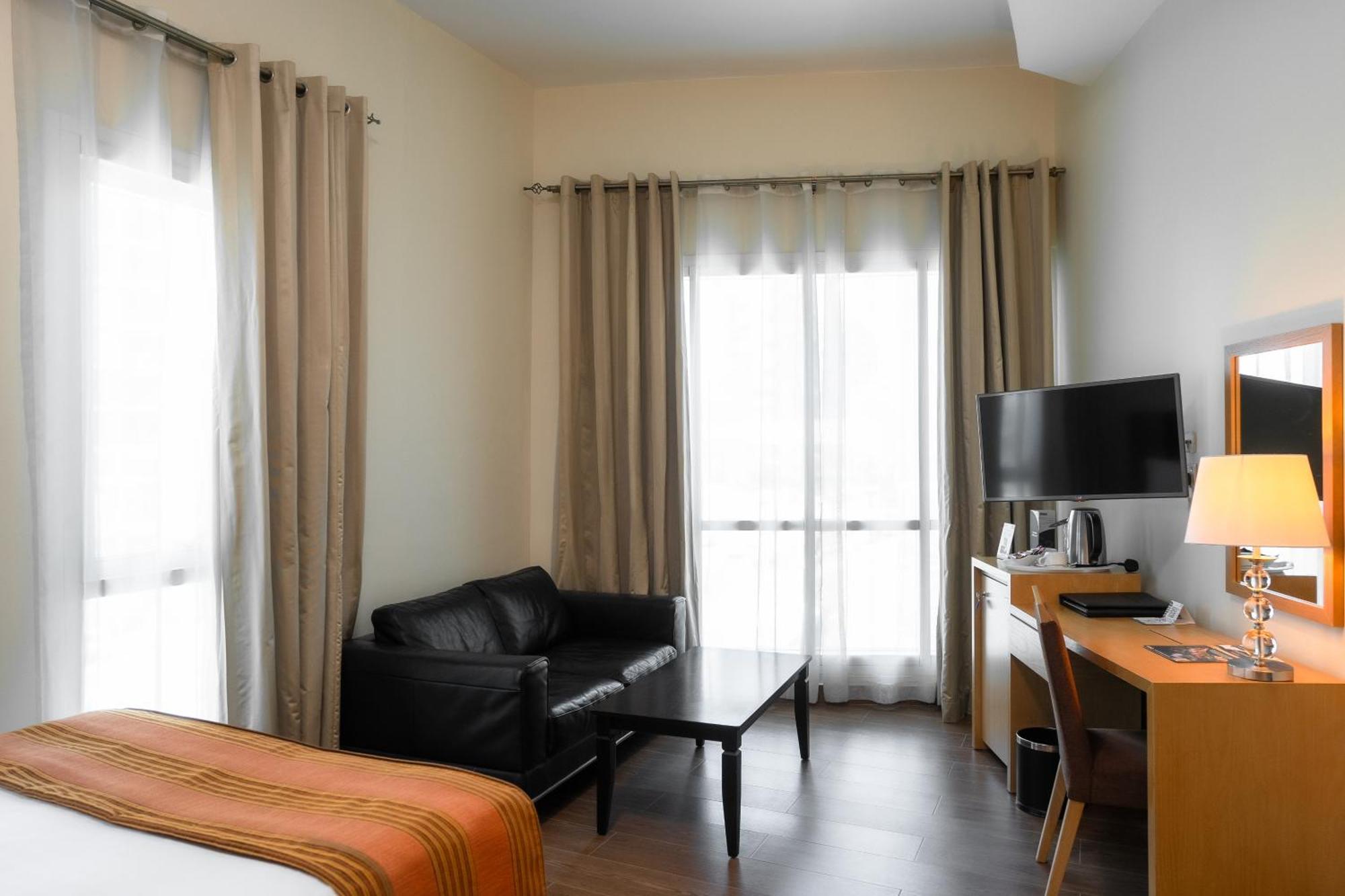 타마니 마리나 호텔 앤드 아파트먼트 두바이 외부 사진 A typical room at the hotel