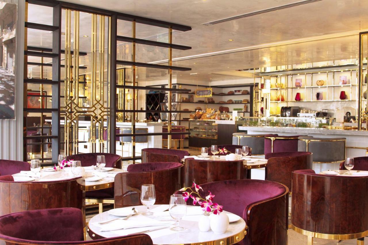 타마니 마리나 호텔 앤드 아파트먼트 두바이 외부 사진 Interior of the restaurant
